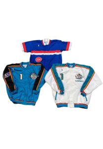 1990s Lindsey Hunter Detroit Pistons Player-Worn Warmup Jackets