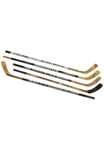 1990s Los Angeles Kings Game-Used & Autographed Sticks Including Robitaille, Donnelly, Coffey, Blake & Others