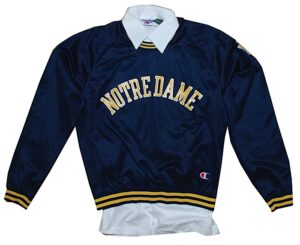 1990s Lou Holtz Notre Dame Sideline Jacket, Shirt & Cap