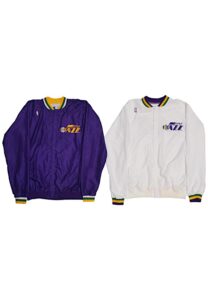 1990s Mark Eaton Utah Jazz Player-Worn Warm-Up Jackets