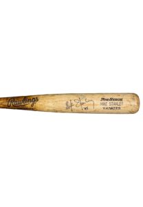 1990s Mike Stanley NY Yankees Game-Used & Autographed Bat