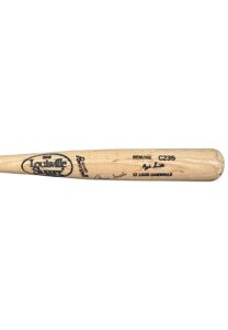 1990s Ozzie Smith St. Louis Cardinals Game-Used & Signed Bat