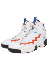 1990’s Patrick Ewing NY Knicks Game-Used & Autographed Sneakers