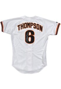 1990s Robby Thompson San Francisco Giants Game-Used & Autographed Jersey