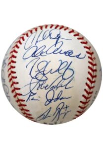 1990s Team-Signed Baseballs Phillies