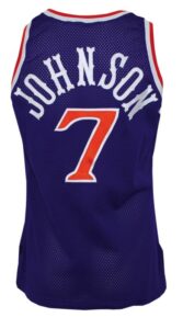 1991-1992 Kevin Johnson Phoenix Suns Game-Used Road Jersey