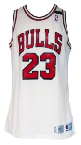 1991-1992 Michael Jordan Chicago Bulls Game-Used Home Jersey