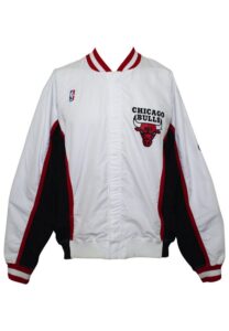 1991-92 B.J. Armstrong Chicago Bulls Player-Worn Warm-Up Jacket