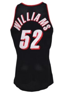 1991-92 Buck Williams Portland Trail Blazers Game-Used Road Jersey