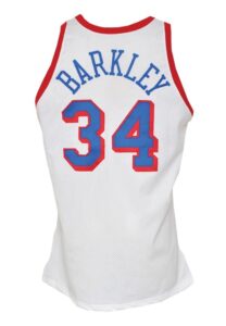 1991-92 Charles Barkley Philadelphia 76ers Game-Used Home Jersey