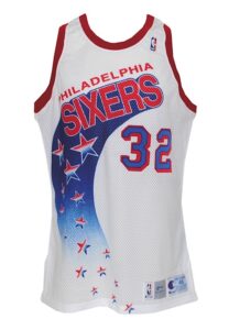 1991-92 Charles Barkley Philadelphia 76ers Game-Used Home Uniform