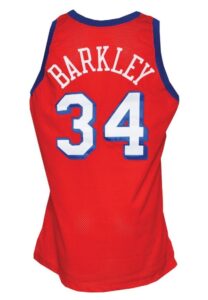 1991-92 Charles Barkley Philadelphia 76ers Game-Used Road Jersey