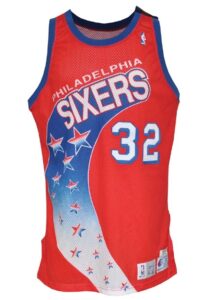 1991-92 Charles Barkley Philadelphia 76ers Game-Used Road Jersey