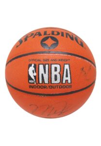 1991-92 Chicago Bulls Team Autographed Basketball