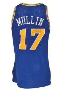 1991-92 Chris Mullin Golden State Warriors Game-Used & Auto’d Road Jersey with Captain’s “C” (JSA • Sourced from National Basketball Trainers Association)