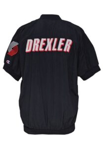 1991-92 Clyde Drexler Portland Trail Blazers Worn Warm-Up Jacket