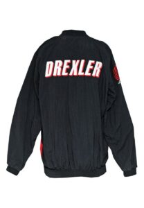 1991-92 Clyde Drexler Portland Trail Blazers Worn Warm-Up Suit