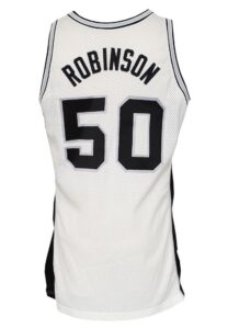 1991-92 David Robinson San Antonio Spurs Game-Used Home Jersey