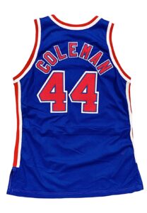 1991-92 Derrick Coleman New Jersey Nets Game-Used Jersey