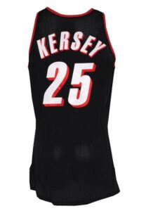 1991-92 Jerome Kersey Portland Trailblazers Game-Used Road Jersey