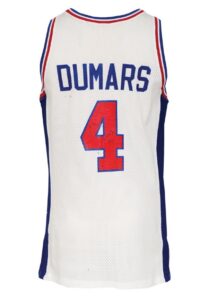 1991-92 Joe Dumars Detroit Pistons Game-Used & Autographed Home Jersey