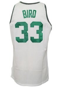 1991-92 Larry Bird Boston Celtics Game-Used Home Jersey