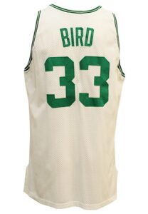 1991-92 Larry Bird Boston Celtics Game-Used Home Jersey 