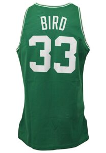 1991-92 Larry Bird Boston Celtics Game-Used Road Jersey