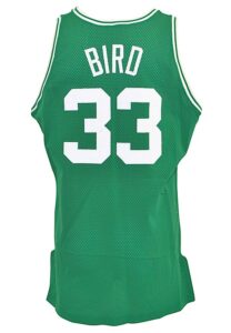 1991-92 Larry Bird Boston Celtics Game-Used Road Jersey