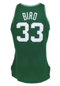 1991-92 Larry Bird Boston Celtics Game-Used Road Jersey 