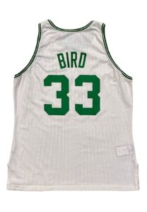 1991-92 Larry Bird Boston Celtics Game-Used & Signed Home Jersey