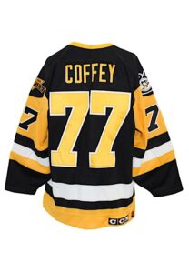 1991-92 Paul Coffey Pittsburgh Penguins Game-Used Road Jersey