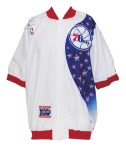 1991-92 Philadelphia 76ers Autographed Warm-Up Jacket & Pants Attributed to Charles Barkley