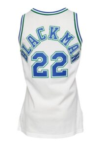 1991-92 Rolando Blackman Dallas Mavericks Game-Used Home Jersey 