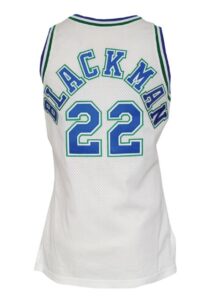 1991-92 Rolando Blackman Dallas Mavericks Game-Used Home Jersey 