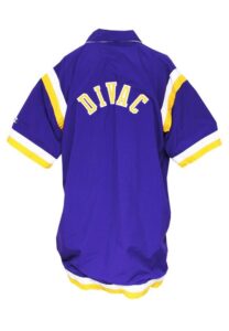 1991-92 Vlade Divac Los Angeles Lakers Player-Worn Road Warm-Up Jacket