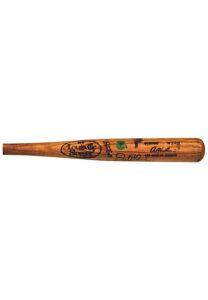 1991-94 Orel Hershiser Los Angeles Dodgers Game-Used & Autographed Bat