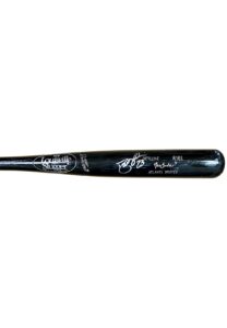 1991-96 David Justice Atlanta Braves Game-Used & Signed Bat