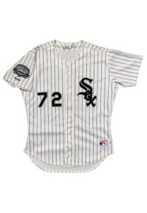 1991 Carlton Fisk Chicago White Sox Game-Used & Autographed Home Jersey