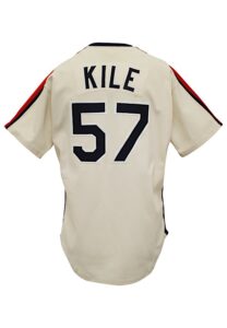 1991 Darryl Kile Houston Astros Game-Used Rookie Road Jersey