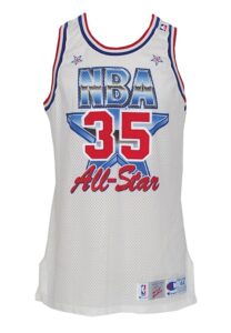 1991 Hersey Hawkins NBA Eastern Conference All-Star Game-Used Jersey