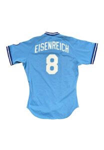 1991 Jim Eisenreich Kansas City Royals Game-Used Jersey