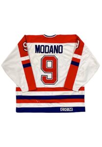 1991 Mike Modano Team USA Game-Used Canada Cup Jersey