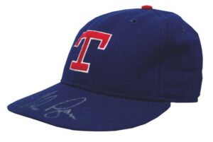 1991 Nolan Ryan Texas Rangers Game-Used and Autographed Cap