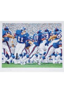 1991 Rick Rush “The Super Bowl Giants” Artist Proof Serigraph & 1987 Rick Rush “Giants: Hour of Power” Limited Edition Serigraph