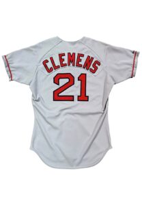 1991 Roger Clemens Boston Red Sox Game-Used Jersey