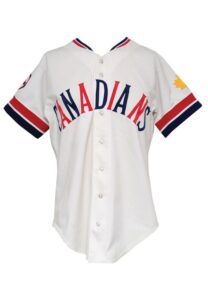 1991 Sammy Sosa Vancouver Canadians Minor League Game-Used Home Jersey