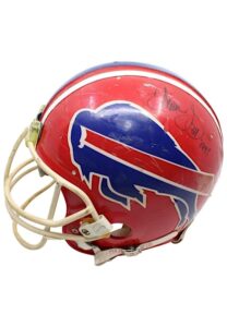 1991 Thurman Thomas Buffalo Bills Game-Used & Autographed Helmet