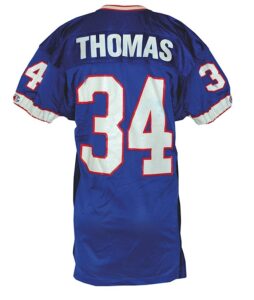 1991 Thurman Thomas Buffalo Bills Game-Used Home Jersey