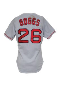 1991 Wade Boggs Boston Red Sox Game-Used Road Uniform